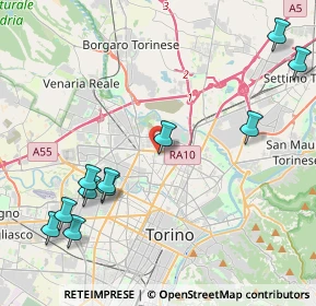 Mappa Corso Grosseto, 10147 Torino TO, Italia (5.4175)