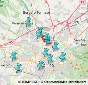 Mappa Corso Grosseto, 10147 Torino TO, Italia (3.36917)