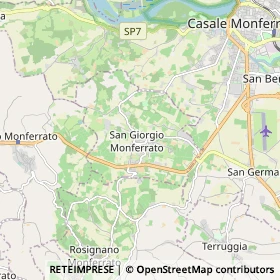 Mappa San Giorgio Monferrato