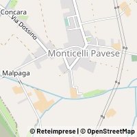 Map Monticelli Pavese