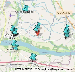 Mappa Via Trieste, 27017 Zerbo PV, Italia (2.3705)