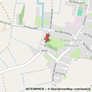 Mappa Via San Biagio,  22, 29015 Pieve Porto Morone, Pavia (Lombardia)