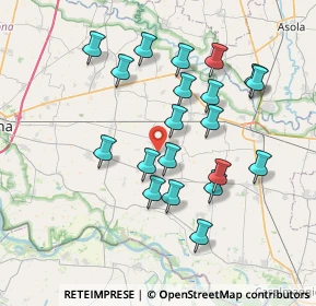 Mappa Via Roma, 26040 Derovere CR, Italia (7.053)