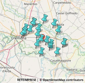 Mappa Via Roma, 26040 Derovere CR, Italia (10.821)