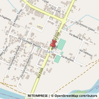 Mappa Via Este, 30, 35040 Masi, Padova (Veneto)