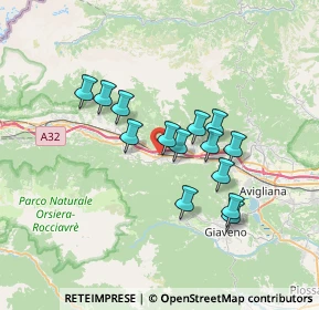 Mappa Via Susa, 10050 Sant'Antonino di Susa TO, Italia (5.68357)