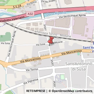 Mappa Via Pasquala, 5/G, 10050 Sant'Antonino di Susa, Torino (Piemonte)
