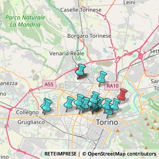 Mappa Strada Comunale di Altessano, 10151 Torino TO, Italia (3.7495)