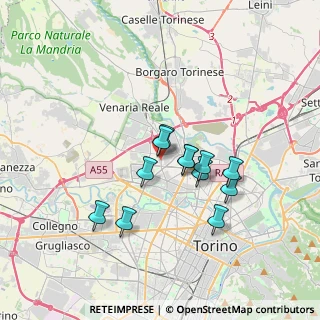 Mappa Strada Comunale di Altessano, 10151 Torino TO, Italia (2.78083)