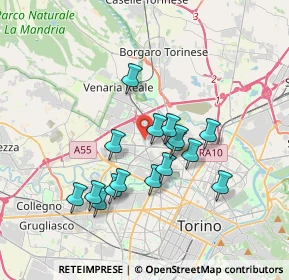 Mappa Strada Comunale di Altessano, 10151 Torino TO, Italia (3.12063)