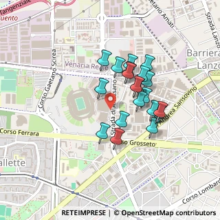 Mappa Strada Comunale di Altessano, 10151 Torino TO, Italia (0.3465)