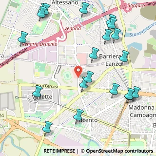 Mappa Strada Comunale di Altessano, 10151 Torino TO, Italia (1.385)