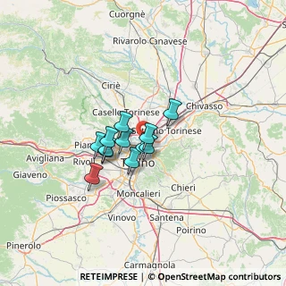 Mappa Via Giovanni Cena, 10155 Torino TO, Italia (8.41083)