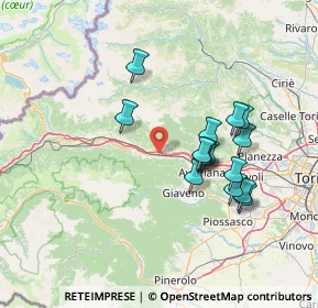 Mappa Via dei Vernetti, 10050 Vaie TO, Italia (12.96067)