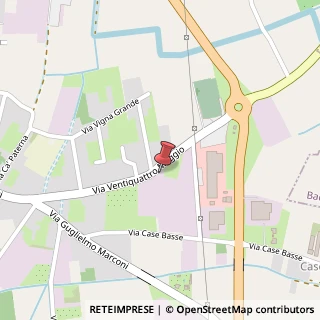 Mappa Via XXIV Maggio, 34/36, 27017 Pieve Porto Morone, Pavia (Lombardia)