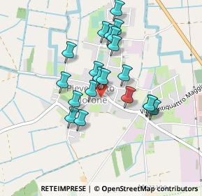 Mappa Via Felice Cavallotti, 27017 Pieve Porto Morone PV, Italia (0.382)