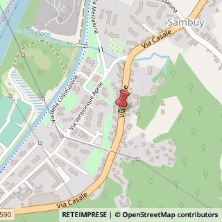 Mappa Via Casale, 77, 10099 San Mauro Torinese, Torino (Piemonte)