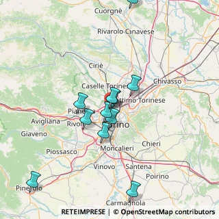 Mappa Via Cuniberti, 10151 Torino TO, Italia (13.63545)