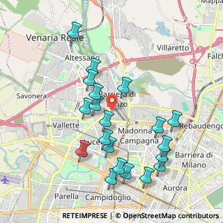 Mappa Via Cuniberti, 10151 Torino TO, Italia (2.0275)