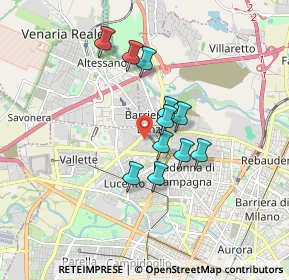 Mappa Via Cuniberti, 10151 Torino TO, Italia (1.30909)