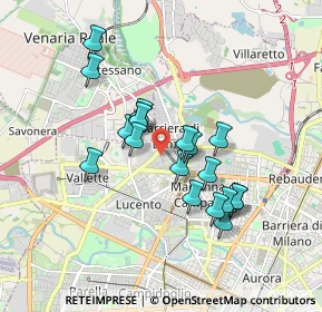 Mappa Via Cuniberti, 10151 Torino TO, Italia (1.51316)