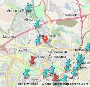 Mappa Via Cuniberti, 10151 Torino TO, Italia (3.209)