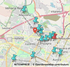 Mappa Via Cuniberti, 10151 Torino TO, Italia (2.07231)