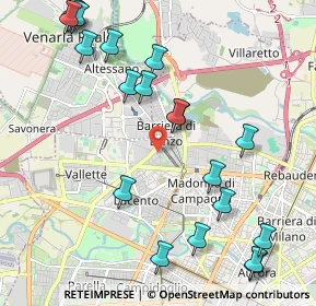 Mappa Via Cuniberti, 10151 Torino TO, Italia (2.535)