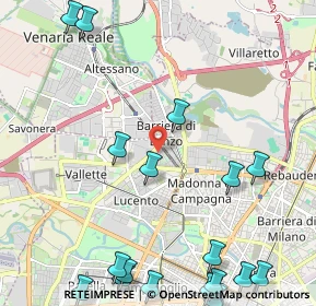 Mappa Via Cuniberti, 10151 Torino TO, Italia (3.252)