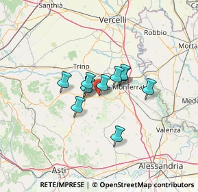 Mappa Largo dell'Artigianato, 15039 Ozzano Monferrato AL, Italia (7.99364)