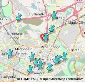 Mappa Via Guglielmo Reiss Romoli, 10148 Torino TO, Italia (2.39923)