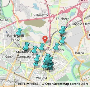 Mappa Via Guglielmo Reiss Romoli, 10148 Torino TO, Italia (1.919)