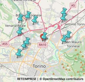 Mappa Via Guglielmo Reiss Romoli, 10148 Torino TO, Italia (4.16167)