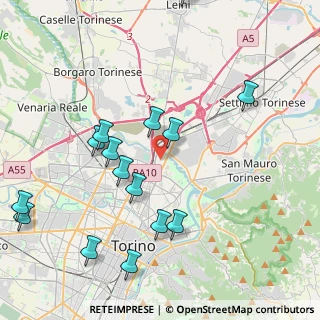 Mappa Via Vistrorio, 10155 Torino TO, Italia (4.70533)