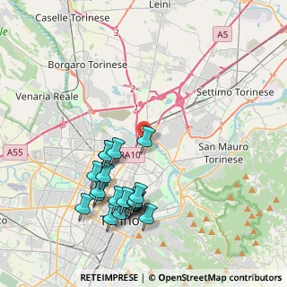 Mappa Via Vistrorio, 10155 Torino TO, Italia (4.263)