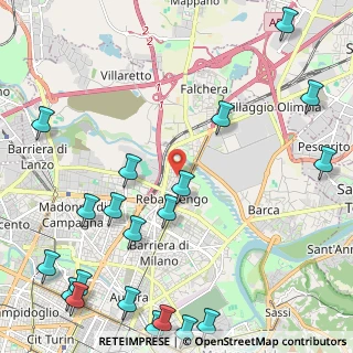 Mappa Via Vistrorio, 10155 Torino TO, Italia (3.169)
