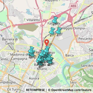 Mappa Via Vistrorio, 10155 Torino TO, Italia (1.6305)