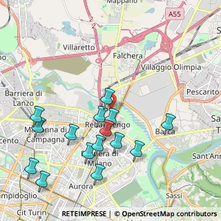 Mappa Via Vistrorio, 10155 Torino TO, Italia (2.23867)