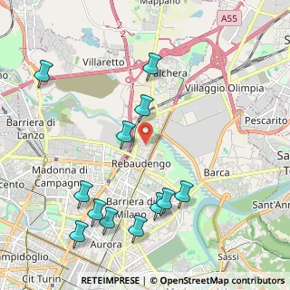 Mappa Via Vistrorio, 10155 Torino TO, Italia (2.40667)