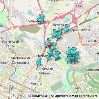 Mappa Via Vistrorio, 10155 Torino TO, Italia (1.57)