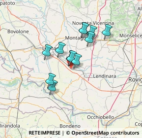 Mappa 37043 Castagnaro VR, Italia (10.5375)