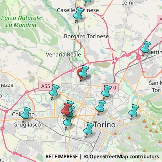 Mappa Via Andrea Sansovino 243 int. 25 i, 10151 Torino TO, Italia (5.10429)