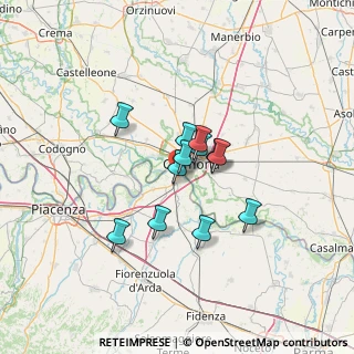 Mappa Via Giuseppe Garibaldi, 29010 Castelvetro Piacentino PC, Italia (8.96167)