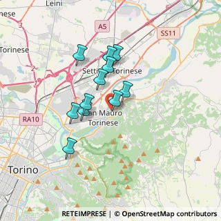 Mappa Parco Luigi Einaudi, 10099 San Mauro Torinese TO, Italia (2.72091)