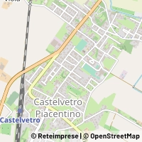 Mapa Castelvetro Piacentino