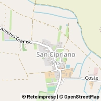Map San Cipriano Po