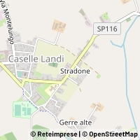 Mapa Caselle Landi