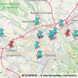 Mappa Corso Lombardia, 10151 Torino TO, Italia (4.36923)