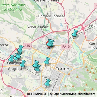 Mappa Corso Lombardia, 10151 Torino TO, Italia (4.7325)