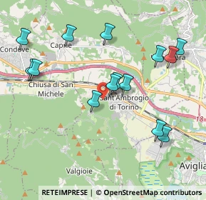 Mappa Sentiero 502, 10057 Sant'Ambrogio di Torino TO, Italia (2.09643)